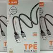 کابل تبدیل USB به USB-C الدینیو مدل LS442 طول 2متر