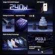 شارژر دیواری 240 وات بیسوس مدل Ultra Fast 240W