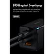 شارژر دیواری باسئوس مدل GAN5 PRO 65W به همراه کابل USB-C