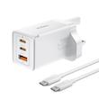 شارژر دیواری 65 وات بیسوس مدل CCGAN65UK به همراه کابل USB-C