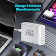 شارژر رومیزی 210 وات 8 پورت ام وی بی مدل GAN 210W