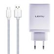 شارژر دیواری لیتو مدل LH - 4 به همراه کابل تبدیل MICROUSB