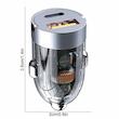 شارژر فندکی 120 وات مدل T99/P20S Invisible Mini