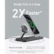 شارژر رومیزی انکر مدل MagGo Wireless Charging به همراه شارژر دیواری 40 وات انکر و کابل USB-C به طول 1.5 متر