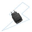 شارژر دیواری وریتی مدل EG-2122 به همراه کابل تبدیل microUSB