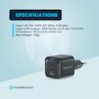  شارژر دیواری 20 وات پاورولوجی مدل Ultra-Compact Gan