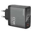 شارژر دیواری 100 وات با 4 پورت خروجی USB-C و USB-A نوکسو مدل CHN-P-3