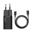 شارژر دیواری 25 وات باسئوس مدل CCCJG25CE به همراه کابل USB-C