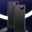 پاوربانک باسئوس مدل ADMAN METAL DIGITAL DISPLAY ظرفیت 20000 میلی آمپر ساعت
