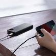 پاوربانک باسئوس مدل ADMAN METAL DIGITAL DISPLAY ظرفیت 20000 میلی آمپر ساعت