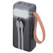 پاوربانک 22.5 وات مدل ip0wer22.5W ظرفیت 30000 میلی‌آمپرساعت به همراه دو کابل متصل USB-C و لایتنینگ