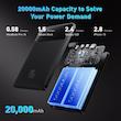 پاوربانک بیسوس مدل Blade HD Edition 100W  ظرفیت 20000 میلی آمپر ساعت