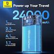 پاوربانک بیسوس مدل Adaman  140W ظرفیت 24000 میلی آمپر ساعت