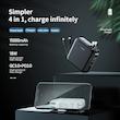 پاوربانک ریمکس مدل Infinity All in one - AC charger-RPP-20 ظرفیت 15000 میلی آمپرساعت