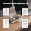 کابل تبدیل USB-C بیسوس مدل Tungsten Gold (100W) طول 2 متر