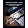 کابل تبدیل USB-C بیسوس مدل Tungsten Gold (100W) طول 2 متر
