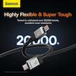کابل تبدیل USB-C بیسوس مدل CAKW000301 به طول 2 متر