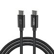 کابل تبدیل USB-C هترون مدل HC605HB طول 1 متر