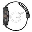 بند مسیر مدل Siliconix Magnetic مناسب برای ساعت هوشمند سامسونگ Galaxy Watch Ultra 47mm