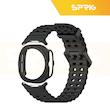 بند اسپریگ مدل BK Buckle Guard مناسب برای ساعت هوشمند سامسونگ Galaxy Watch Ultra 47mm به همراه کاور