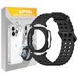 بند اسپریگ مدل BK Buckle Guard مناسب برای ساعت هوشمند سامسونگ Galaxy Watch Ultra 47mm به همراه کاور