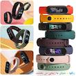 بند مدل RAINBOW مناسب برای مچ بند هوشمند شیائومی Mi Band 6 مجموعه 6 عددی