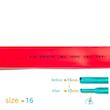 وارنیش حرارتی وو ار مدل 16MM کد RED-16mm