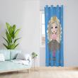 پرده مدل دختر مخمل پانچی کد 1003 سایز 140x280 سانتی متر