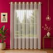 پرده پانچ تیکو دکو مدل تور راشل کادکا طرح اشرفی دالبوردار سایز 280 × 300 سانتی‌متر  