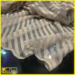 پرده تیکو دکو مدل دوخت ساده تور راشل کادکا طرح ریوا دالبوردار سایز 280 × 300 سانتی‌متر