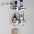 قفسه حمام مدل کنجی تیبیکو کد LV2