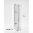 قفسه حمام دلفین مدل Box 9028