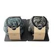 اسفنج شستشوی بدن کارامل مدل CARBONIZED BAMBOO GLOVE کد NX-0111