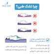 تشک طبی بلونایت مدل مموری فوم Romano یک نفره سایز 90x200 سانتی متر