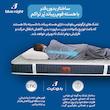 تشک طبی بلونایت مدل مموری فوم Romano یک نفره سایز 90x200 سانتی متر
