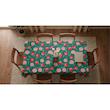 رومیزی طرح ترک مدل انار کد T.100 سایز 220x140 سانتی‌متر