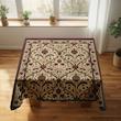 رومیزی ریحانلوکس مدل شکوفه انار کد RH130 سایز 97x97 سانتی‌متر