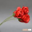 گل مصنوعی مدل سرگل رز بسته ده عددی