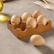 ظرف نگهدارنده تخم مرغ لیمون مدل چوبی کد HS2173