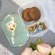 ظرف غذا زیبا مدل دو خانه کد TP313