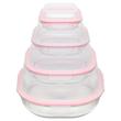 ظرف نگهدارنده لیمون مدل GLASS CONTAINER مجموعه 4 عددی
