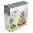 ظرف نگهدارنده لیمون مدل GLASS CONTAINER مجموعه 4 عددی