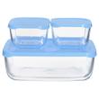 ظرف غذا پاشاباغچه مدل Snowbox کد 96881 بسته سه عددی 