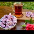  نقل ارومیه گردویی گل محمدی بهار - 500 گرم بسته 10 عددی