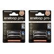 باتری نیم قلمی قابل شارژ پاناسونیک مدل eneloop pro 950mAh بسته 4 عددی
