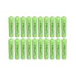 باتری نیم قلمی قابل شارژ سولونیکس مدل Ni-MH 600mAh FLAT مجموعه 20 عددی