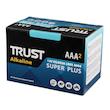 باتری نیم قلمی تراست مدل Alkaline Super Plus بسته 20 عددی