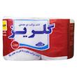 دستمال توالت گلریز مدل دلفی 3 بسته 2 عددی