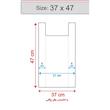 کیسه خرید مدل L37 بسته 50 عددی