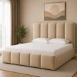 تخت خواب دونفره مدل نازگل سایز 140×200 سانتی متر